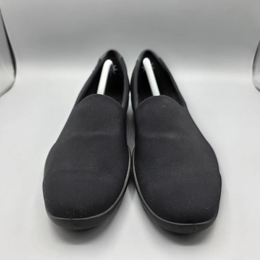 ECCO Rise Shoes Womens 40 Black Gore-Tex Waterproof Slip‎ On Wedge Comfort
